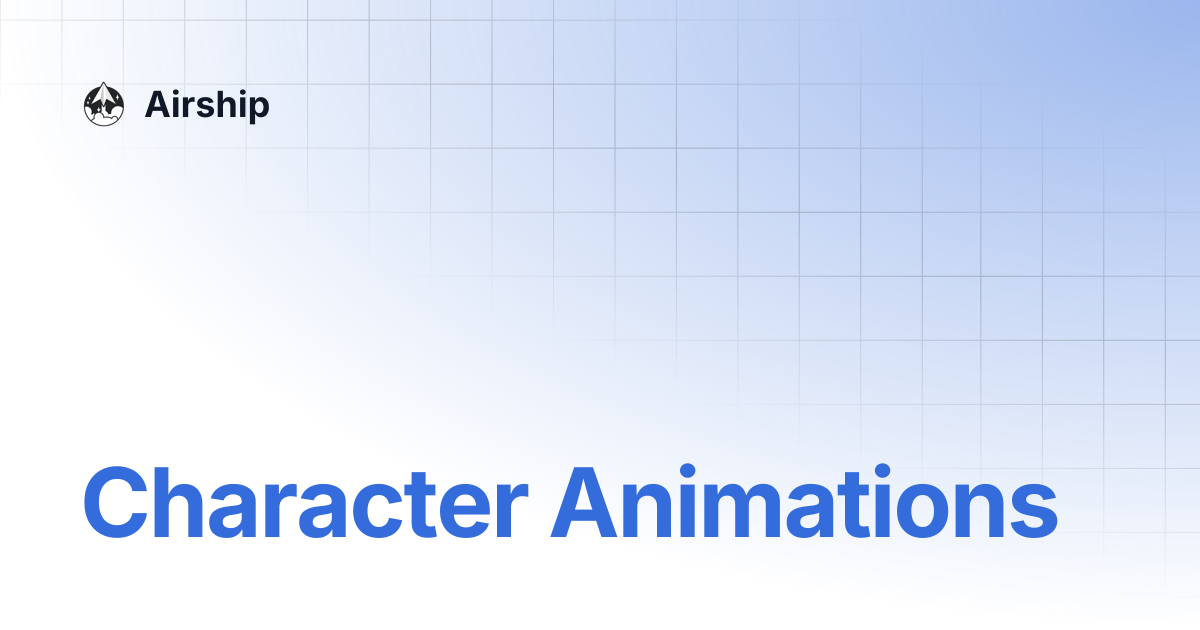 Character Animations | Airship